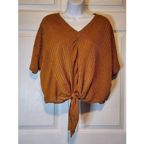 Zara Tops - Zara Burnt Orange Blouse.